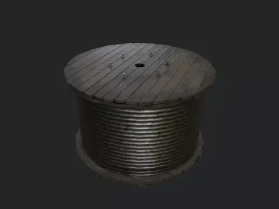 Coilwire Low-poly 3D model