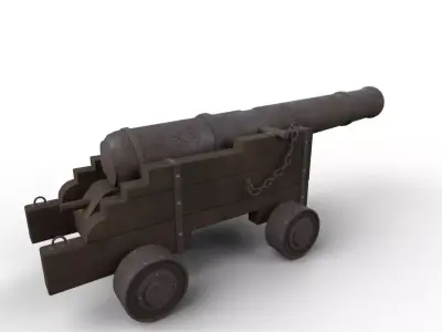 Old Cannon 3D model purchase