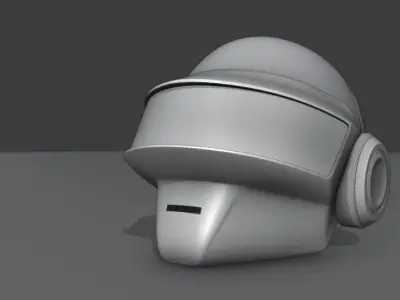 Daft punk Thomas Bangalter helmet 3D model