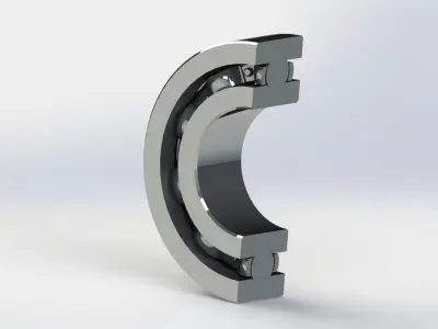 Bearings 6000 series 21pcs 3D model