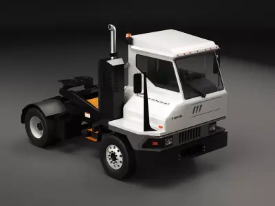 Industrial Terminal Tractor Yard Truck PBR Low-poly 3D model