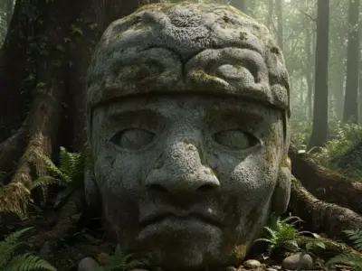 Olmeca Head 3D print model