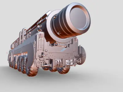 MAZ 7917 Low-poly 3D model