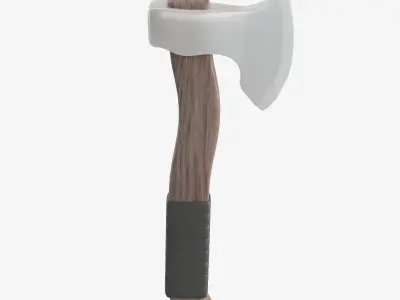 Survival Axe Set 3D model