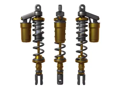 coilover shock absorber 3D model purchase