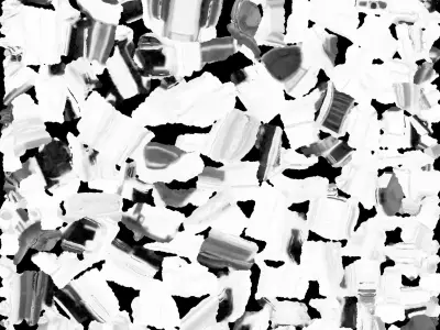 Futuristic Gun 3D model 2