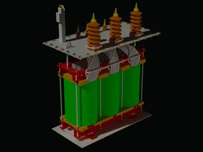 TRANSFORMER - Electrical Distribution Transformer 3D Model 3D model