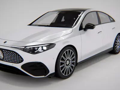 Mercedes-AMG CLA EV 2025 Low-poly 3D model