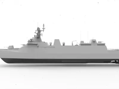 PKR SIGMA 105 Martadinata class 3D model