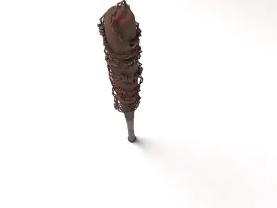 Barbed Wire Bat-PBR-Game Ready Asset Low-poly 3D model