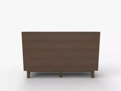 ORRD Drawer Fluted Dresser for Bedroom 3D model