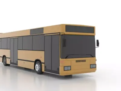 Mercedes-Benz O405N Low Low-poly 3D model