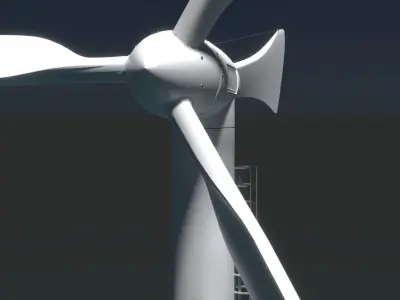 Wind Turbine 3D model 24