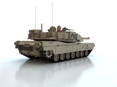 Abrams M1A2 3D model purchase
