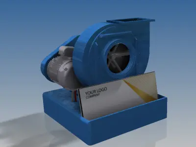 Industrial fan model kit  3D print model