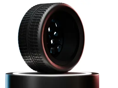 Realistic Wheel 4K PBR Texture High Quality 3D model 3D model