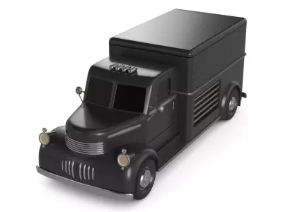 Utility Truck 3D model from CGTrader