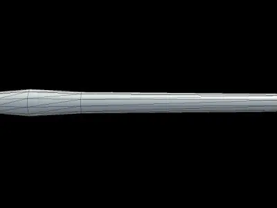 HIE Clean Shinai D180411 Low-poly 3D model