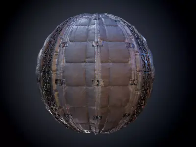Sci-Fi Military Seamless PBR Texture 24 Texture