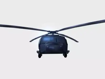 Black-Hawk Chopper 3D model