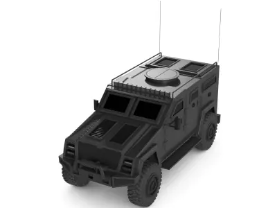 SWAT Vehicle 3D model get