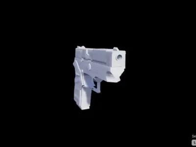 P250 - Game Ready - Unreal - Unity Low-poly 3D model
