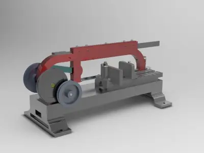 Pneumatic system Free 3D model