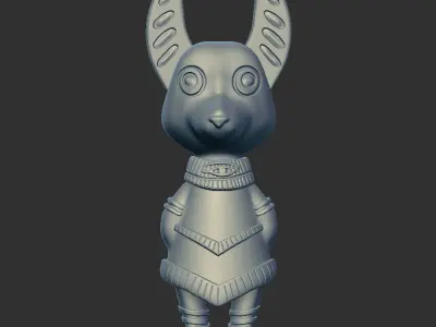 Egyptian God Anubis HQ 3D printable 3D model