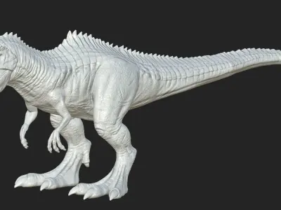 Dinosaur t - rex Low-poly 3D model