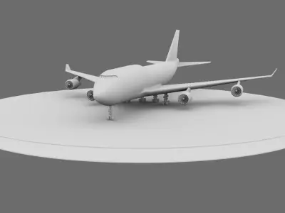 3D Airplane Free 3D model