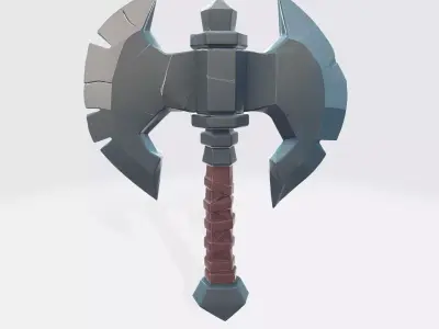 Battle Axe 4 3D model