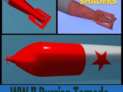 WW II Russian Torpedo Free 3D model