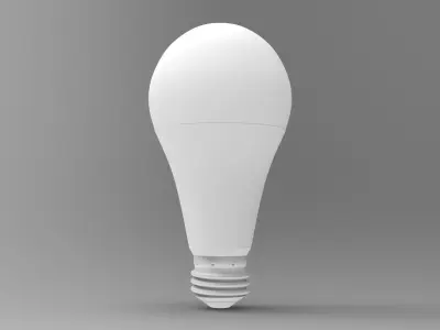 Simple light bulb model 3D model