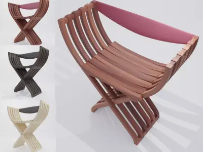 Curule Chair  3D model