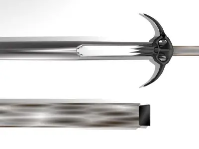 Sword - Fantasy Type 2 3D model