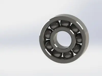 Bearing spherical roller Free 3D model