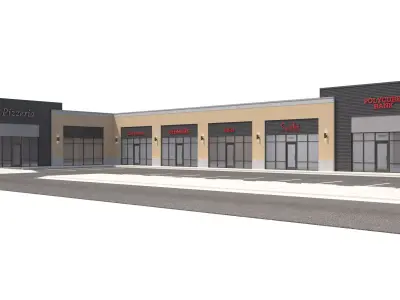 Retail-089 Retail Store 3D model