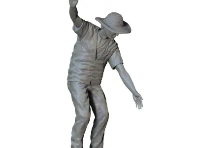 N5 Railway track worker 3D print model