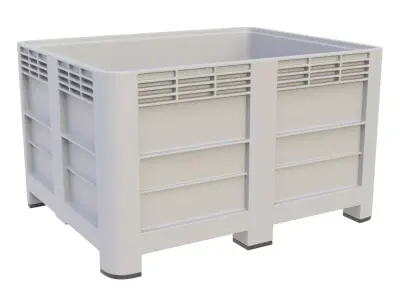 Plastic Pallet Container 01 3D model