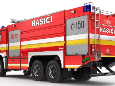 Mercedes Arocs Fire Truck HASICI 3D model