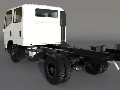 ISUZU N Series NPR 75-190 4 door 3D model