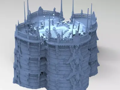Poseidon ruins 4 3D model