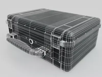 Hard Shell Equipment Case V1 Low-poly 3D model