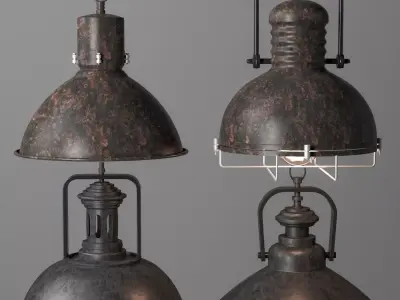 Industrial Lighting Set 2 3D model
