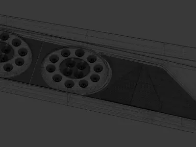 Lanterna Randon 2013  Back Light Randon trailers Free low-poly 3D model