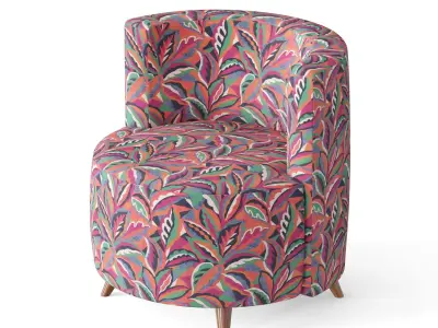 Cupcake Modern Tub Chair Low-poly 3D model