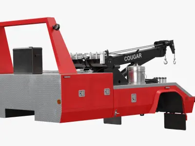  USA Cougar Century Wrecker Body Assembly Red 
