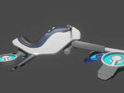 Snowfox Subnautica 3D model
