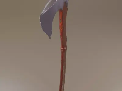 Axe Game Ready  Low-poly 3D model