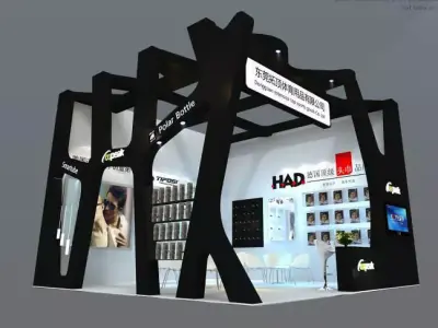 Exhibition - Area - 6X6-3DMAX2010-03 3D model